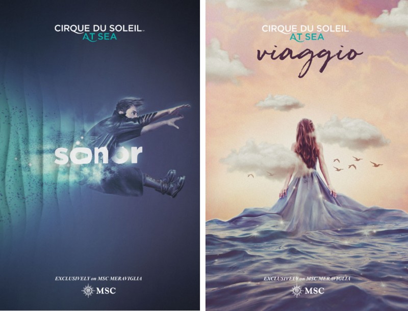 Cirque de Soleil's Sonor and Viaggio for MSC Meraviglia