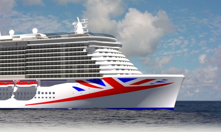 P&O Cruises new ship, launching 2020